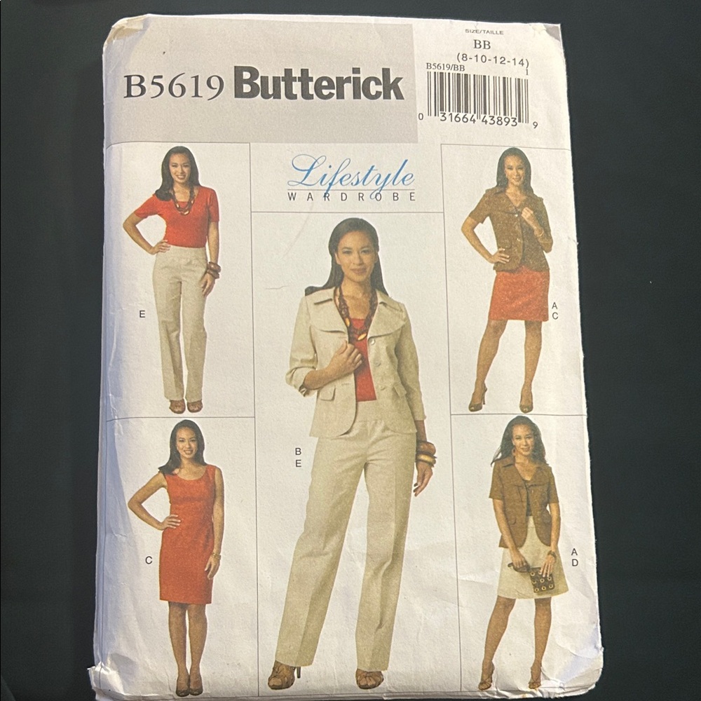 Butterick B5619 Sewing Pattern